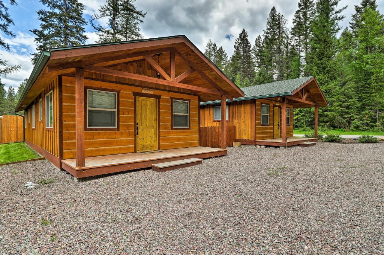 Hungry Horse Cabin Deck, Fire Pit, Near Glacier! Exterior photo